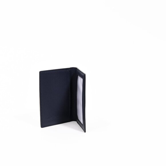 Salvatore Ferragamo Colorblock Geometric Leather Card Holder Wallet - Picture 3 of 4